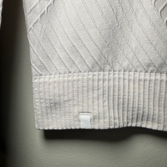 Lululemon White Ribbed Sweater - Picture 5 of 7